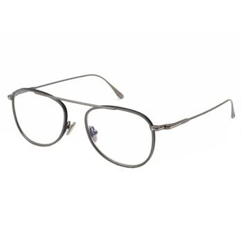 Tom Ford | Tom Ford Men's Eyeglasses - Shiny Dark Ruthenium Pilot Metal Frame | FT5691-B 012,商家My Gift Stop,价格¥646