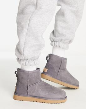 ugg mini, UGG | UGG Classic Mini II boots in dark grey商品图片 