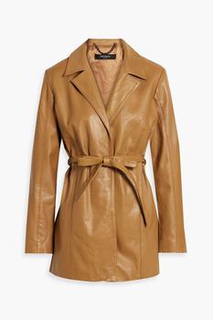 商品Muubaa | Belted leather jacket,商家THE OUTNET US,价格¥2190图片