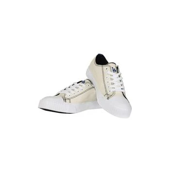 FOCO | Women's Cream Los Angeles Dodgers Low Top Canvas Shoes,商家Macy's,价格¥447