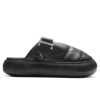 Puma | Puma Women's Suede Mayu Mule L - Black/Silver商品图片,