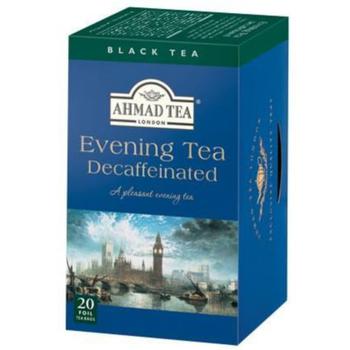 商品Ahmad Tea Decaffeinated Evening Black Tea (Pack of 3)图片