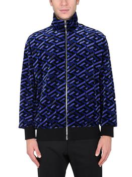 Versace | Versace La Greca Printed Bomber Jacket商品图片,5.9折