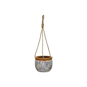 Storied Home | Terracotta Hanging Planter with Jute Rope,商家Macy's,价格¥290