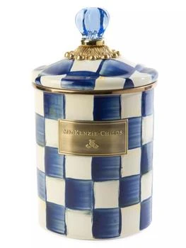 MacKenzie-Childs | Royal Check Medium Enamel Canister,商家Saks Fifth Avenue,价格¥817