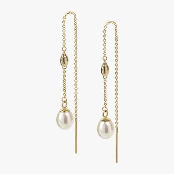 推荐Yg chain gold bead sml pearl threader (pair)商品