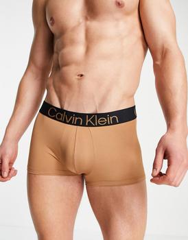 ck内裤男推荐, Calvin Klein | Calvin Klein flex natural low rise trunk in beige商品图片 
