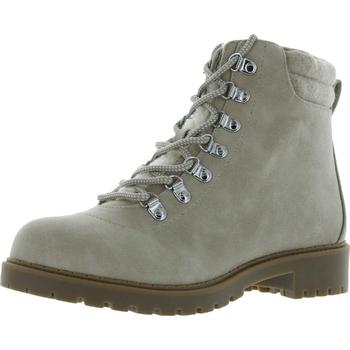 Style & Co | Style & Co. Womens Maariah Faux Leather Lace Up Ankle Boots商品图片,3.6折起, 独家减免邮费