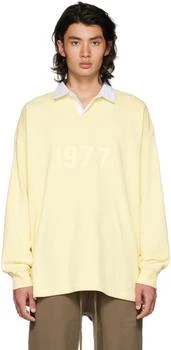 Essentials | Yellow Lightweight Polo,商家Ssense US,价格¥432