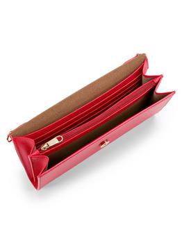 【送料&関税込】Furla Logo Flap Wallet Furla Logo Leather Wallet On Chain - Wallets - Free Shipping