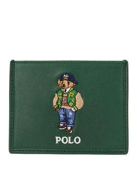 Ralph Lauren | Leather Polo Bear Card Case,商家Bloomingdale's,价格¥553