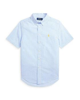 Ralph Lauren | Boys' Striped Seersucker Short Sleeve Shirt - Little Kid,商家Bloomingdale's,价格¥247