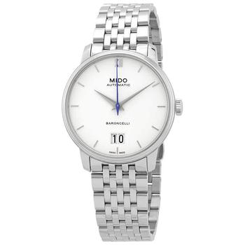 MIDO | Mido Baroncelli III Automatic White Dial Mens Watch M0274261101800商品图片,6折, 独家减免邮费