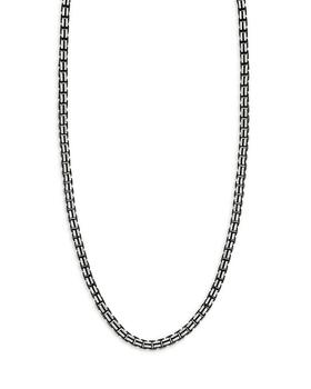 商品Milanesi And Co | Oxidized Sterling Silver Box Chain Necklace,商家Bloomingdale's,价格¥1288图片
