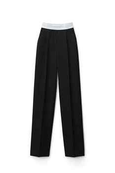 Alexander Wang | Pleated Trouser In Wool Tailoring 