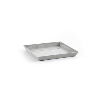 商品ECOPOTS | Square Plastic Flower Pot Saucer, White Grey, 11",商家Macy's,价格¥132图片