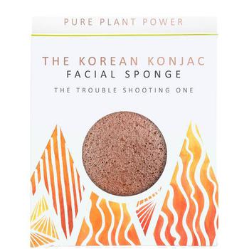 商品The Konjac Sponge Company The Elements Fire Facial Sponge - Purifying Volcanic Scoria 30g图片