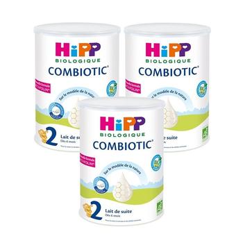 商品Hipp喜宝 Bio有机2段婴儿奶粉800g*3罐 (6-12个月)「法国版」图片