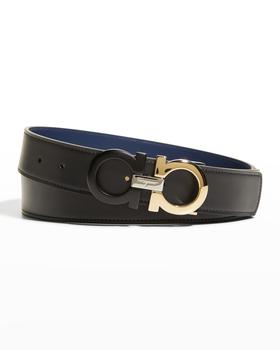 Salvatore Ferragamo | Men's Gancini Reversible Leather Belt, Cut-to-Size商品图片,