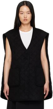 Totême | Black Oversized Vest,商家SSENSE HK,价格¥2580