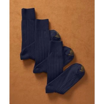 Gold Toe | Men's 3-Pack Dress Hamption Crew Socks,商家Macy's,价格¥116