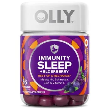 OLLY |  OLLY褪黑色素软糖安瓶助眠36粒免疫修复睡眠维生素接骨木莓,商家Walgreens,价格¥108