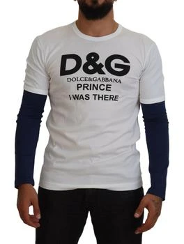 推荐Dolce & Gabbana White DG Prince Crew Neck Pullover Sweater商品