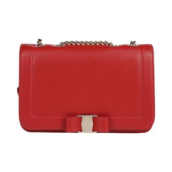 菲拉格慕包单肩包, Salvatore Ferragamo | SALVATORE FERRAGAMO 女士红色皮革单肩斜挎包 21-G878-685822商品图片 满$100享9.5折, 满折