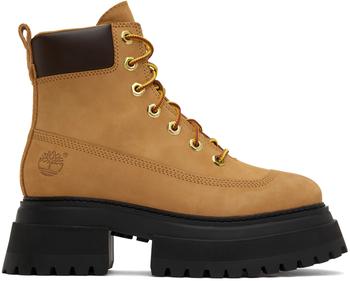 添柏岚女鞋, Timberland | Tan 'Timberland Sky' Ankle Boots商品图片 额外8.5折, 额外八五折