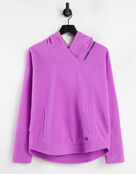推荐Under Armour recover fleece hoodie in purple商品