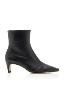 推荐STAUD - Wally Leather Ankle Boots - Black - IT 41 - Moda Operandi商品