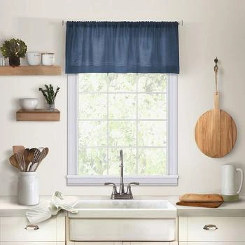 Elrene Home Fashions | Cameron Kitchen Window Valance, 15" x 60",商家Bloomingdale's,价格¥180