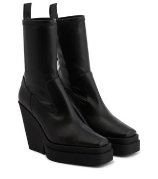 推荐Gia 15 faux leather ankle boots商品