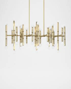 Jonathan Adler | Meurice 42-Light Rectangle Chandelier,商家Neiman Marcus,价格¥10416