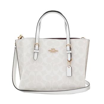 coach联名新款, Coach | 美国直邮COACH蔻驰奥莱款中号女士PVC配皮单肩斜挎4250新款女包商品图片 额外8.2折, 额外八二折