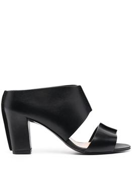 推荐Lemaire Women's Black Leather Sandals商品
