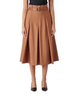 推荐Max Mara Studio Women's  Brown Other Materials Skirt商品