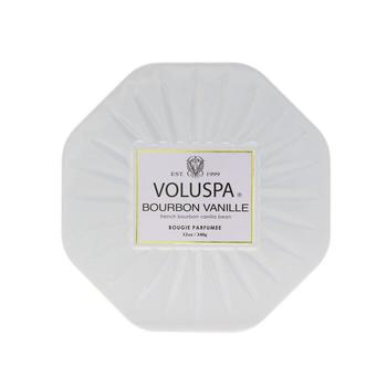 Voluspa | Voluspa 三烛芯八边形装饰罐香薰蜡烛 - 波旁香草 340g/12oz商品图片,额外9.5折, 额外九五折