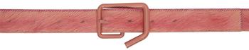 Acne Studios | Pink Calf-Hair Belt商品图片,独家减免邮费