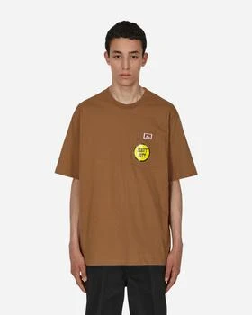 推荐Heavy Duty Classic Label Pocket T-Shirt Brown商品