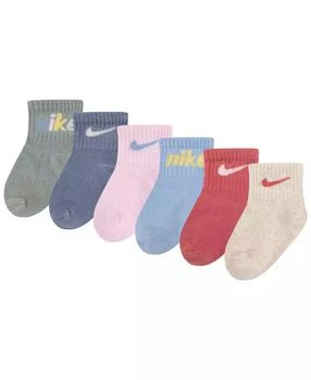 NIKE | Baby Boys or Girls E1D1 Ankle Fit Socks, Pack of 6,商家Macy's,价格¥68