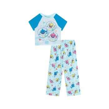 AME | Toddler Boys Baby Shark Pajama Set, Pack of 2商品图片,6折