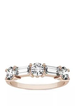 Charles & Colvard | Colvard 1.15 Ct. T.w. Lab Created Moissanite Stackable Band In 14K Rose Gold,商家Belk,价格¥5798