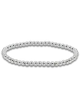 商品Lord & Taylor Jewelry | 18K Gold 4mm Bead Polished Stretch Bracelet,商家Lord & Taylor,价格¥299图片