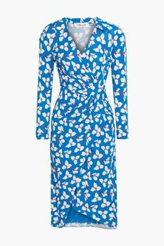 Diane von Furstenberg | Palmira wrap-effect floral-print stretch-jersey dress,商家THE OUTNET US,价格¥1249