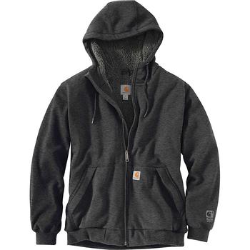 推荐Carhartt Men's Rain Defender Rockland Sherpa-Lined Full-Zip Hooded Sweatshirt商品