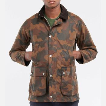 Barbour推荐, Barbour | Barbour Beacon Men's Summer Camo Wax Jacket - Olive Camo商品图片 6折