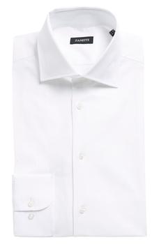 推荐Sartorial Cotton Button-Up Dress Shirt商品