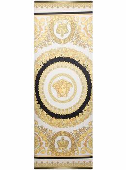 商品Versace | Versace Black / White / Gold Rubber Yoga Mat With I Love Baroque Decoration,商家Italist,价格¥2420图片
