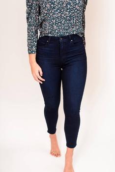 Paige是什么牌子, Paige | Margot High Rise Crop In Dark Wash商品图片 7折